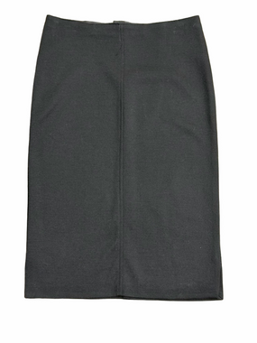 Vintage Esprit Black Wool Blend Pencil Skirt Made in Italy Size Large